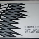 1972 Nicholas Krushenick Vintage 1972 Art Exhibition Ad Advert Pace Gallery
