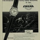 1956 Enicar Watch Company Switzerland Enicar Seapearl Vintage 1956 Swiss Ad Suisse Advert
