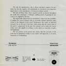 1950 Improvements in the Manufacture of Balance Jewels 1950 Swiss Magazine Article Pierre Seitz