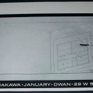 Arakawa Vintage 1966 Art Exhibition Ad Dwan Gallery NY Arakawa Vintage 1966 Art Exhibition Ad Dwan Gallery NY