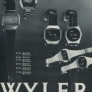 1976 Wyler Watch Company Switzerland Vintage 1976 Swiss Ad Suisse Advert Horlogerie