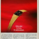 1976 Universal Geneve Watch Company Golden Shadow Vintage 1976 Swiss Ad Suisse Advert