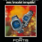 1976 Fortis Watch Company Fortis FairLine Advert Vintage 1976 Swiss Ad Suisse Advert Switzerland