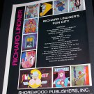 1971 Richard Lindner Fun City Vintage 1971 Art Ad  Advert Advertisement Shorewood