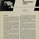 L. Defossez - The Interpretation of Timing Machine Traces, Part III 1954 Swiss Magazine Article