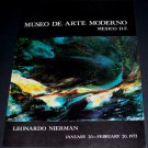 1972 Leonardo Nierman Vintage 1972 Art Exhibition Ad Museo de Arte Moderno