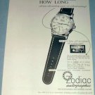 1951 Zodiac Watch Company Le Locle Switzerland 1951 Swiss Ad Suisse Advert