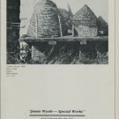 Jamie Wyeth Hives 1985 Art Exhibition Ad Advertisement Montgomery Gallery