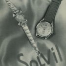 1949 Solvil Watch Company Paul Ditisheim Vintage 1949 Swiss Ad Suisse Advert Switzerland