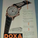 1955 Doxa Watch Company Vintage 1955 Swiss Ad Suisse Advert Le Locle Switzerland Horlogerie