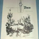 1951 Timor Watch Company Switzerland Vintage 1951 Swiss Ad Suisse Advert