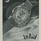 1949 Itana Watch Company Geneva Switzerland Vintage 1949 Swiss Ad Suisse Advert