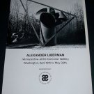 Alexander Liberman Vintage 1970 Retrospective Art Exhibition Ad Corcoran Gallery, Washington