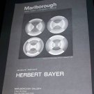 Herbert Bayer Original 1971 NY Art Exhibition Ad Marlborough Gallery, NY