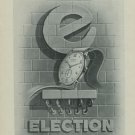 Election Watch Company Switzerland Vintage 1949 Swiss Ad Suisse Advert