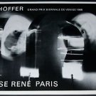 1968 Schoffer Schoeffer Vintage 1968 Art Exhibition Ad Advert Denise Rene, Paris 1968 Schoffer Schoeffer Vintage 1968 Art Exhibition Ad Advert Denise Rene, Paris