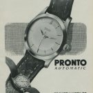 1949 Pronto Watch Company Switzerland Vintage 1949 Swiss Ad Suisse Advert Horology