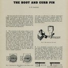 1954 The Boot and Curb Pin by H. Jendritzki 1954 Swiss Magazine Article Horology 1954 The Boot and Curb Pin by H. Jendritzki 1954 Swiss Magazine Article Horology