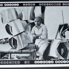 Edgar Negret Vintage 1970 Art Exhibition Ad Stedelijk Museum