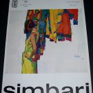 1968 Nicola Simbari Vintage 1968 Art Ad Advertisement Galleria 88 Roma