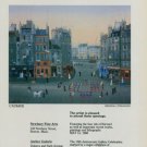 Michel Delacroix L'Aubade 1986 Art Exhibition Ad Advertisement