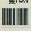 Gene Davis 1980 Art Exhibition Ad Black Jack Hokin Gallery, Chicago Gene Davis 1980 Art Exhibition Ad Black Jack Hokin Gallery, Chicago
