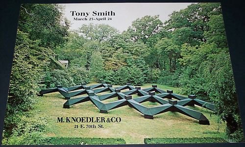 1971 Tony Smith Vintage 1971 Art Exhibition Ad Advert M. Knoedler & Co