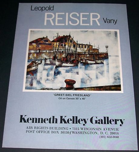 1972 Leopold Reiser Vany Greet-Siel Friesland 1972 Art Ad Advert Kenneth Kelley Gallery