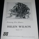 1965 Sculptor Helen Wilson Vintage 1965 Art Exhibition Ad Tasca Gallery 1965 Sculptor Helen Wilson Vintage 1965 Art Exhibition Ad Tasca Gallery