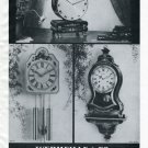 1950 Le Castel Wermeille & Co. Clock Company Switzerland Vintage 1950 Swiss Ad Suisse Advert