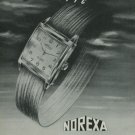 1949 Norexa Watch Company Geneva Switzerland Seneve Suisse Vintage 1949 Swiss Ad Suisse Advert