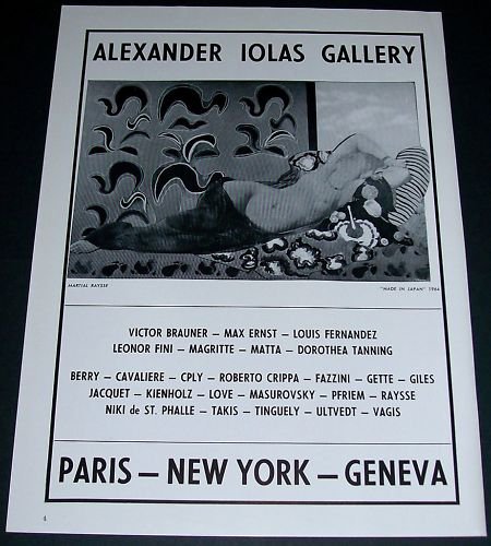 1964 Martial Raysse Made in Japan Vintage 1964 Art Ad Advertisement Iolas Gallery