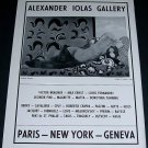1964 Martial Raysse Made in Japan Vintage 1964 Art Ad Advertisement Iolas Gallery