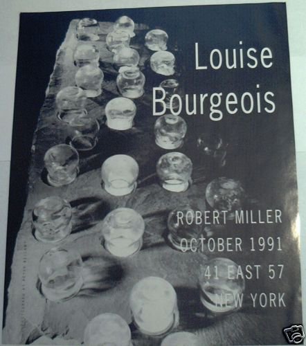Louise Bourgeois 1991 Art Exhibition Ad Advert Robert Miller Gallery NY