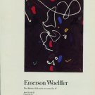 Emerson Woelffer 1987 Art Exhibtion Ad Wenger Gallery, Los Angeles