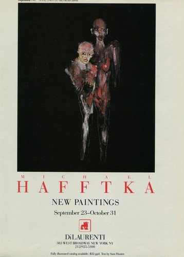 Michael Hafftka 1987 Art Exhibition Ad Advert DiLaurenti Gallery, NY