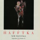 Michael Hafftka 1987 Art Exhibition Ad Advert DiLaurenti Gallery, NY