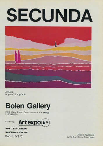 Arthur Secunda Arles Vintage 1980 Art Ad
