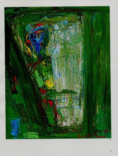Hans Hofmann Image in Green Art Ad Advert