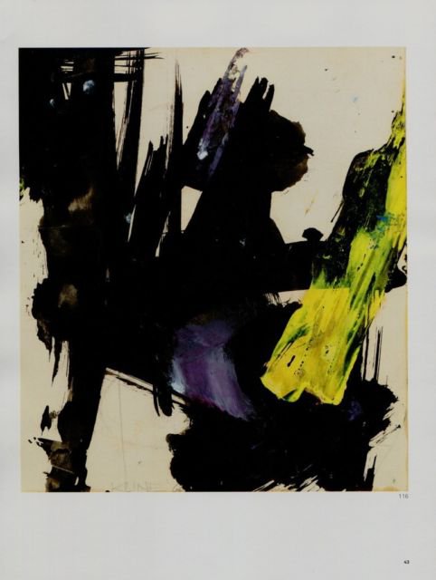 Franz Kline (1960) Art Ad Advert Publicite