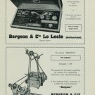 Bergeon & Cie Le Locle Switzerland 1949 Swiss Ad Suisse Advert Horlogerie Horology