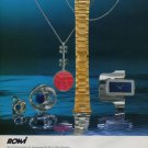 1973 RoWi Rodi & Wienenberger AG Pforzheim Germany 1973 Swiss Ad Suisse Advert Horology Horlogerie