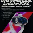 RoWi Rodi & Wienenberger AG Company Germany 1973 Swiss Ad Suisse Advert Horology Horlogerie