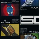 SGT Watch Company Invicta Helvetia Titus Waltham 1973 Swiss Ad Suisse Advert Societe des Garde-Temps