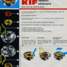 1973 KIF Parechoc S.A. Company Vintage 1973 Swiss Ad Suisse Advert Horlogerie Horology