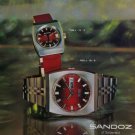Sandoz Watch Company Switzerland Vintage 1973 Swiss Ad Suisse Advert Horlogerie