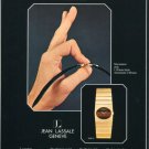 1977 Jean Lassale Watch Company Bouchet-Lassale 1977 Swiss Ad Publicite Suisse Montres Advert