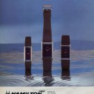 Hamilton Watch Company Switzerland Vintage 1973 Swiss Ad Publicite Suisse Montres Advert