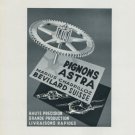 1958 Marius Charpilloz Pignons Astra Vintage 1958 Swiss Ad Suisse Advert Horlogerie Horology