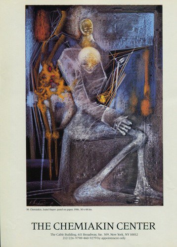 Mihail Chemiakin Seated Pauper 1987 Art Ad Advert Advertisement